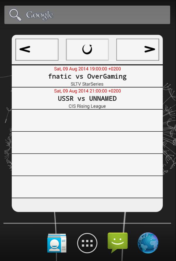 CS:GO Matches Widget (Free)