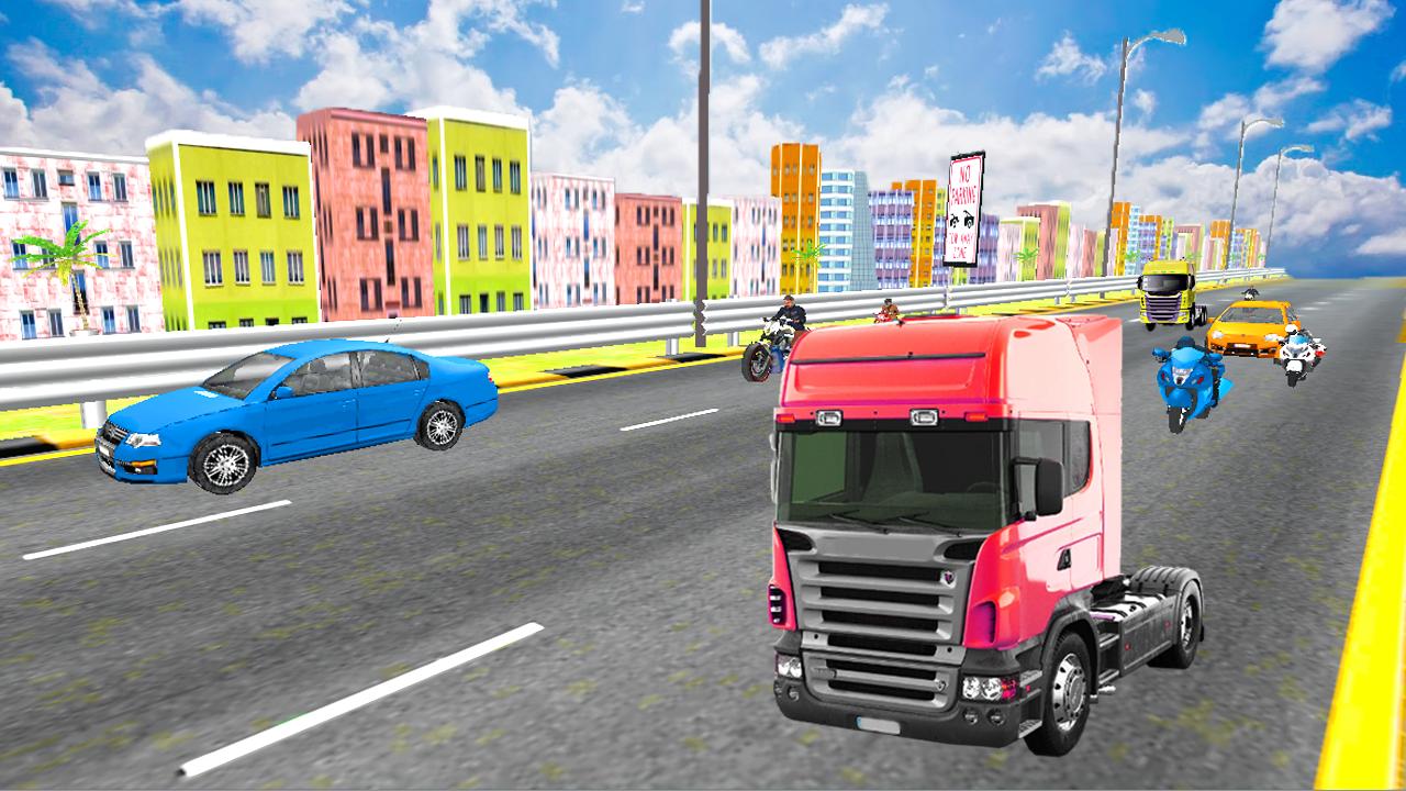 Highway Traffic Truck Racer 3D