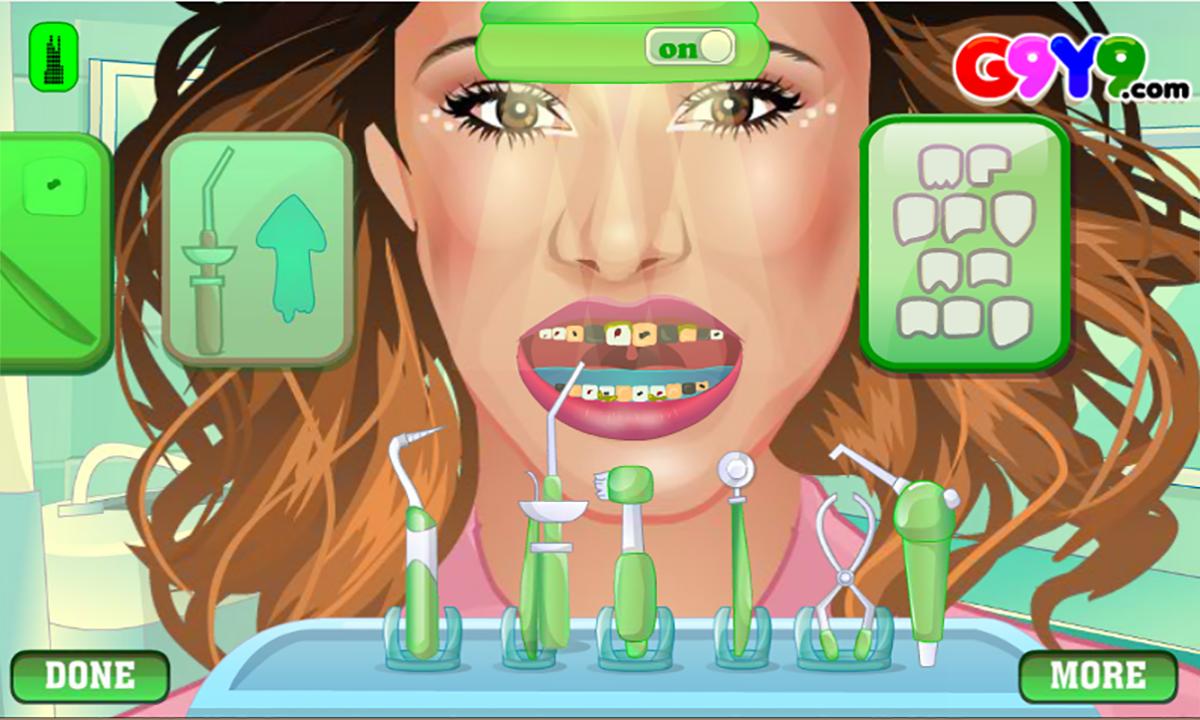 girl dentist surgery