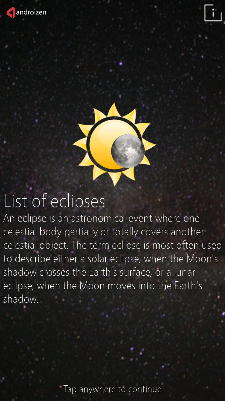 Eclipse Calendar