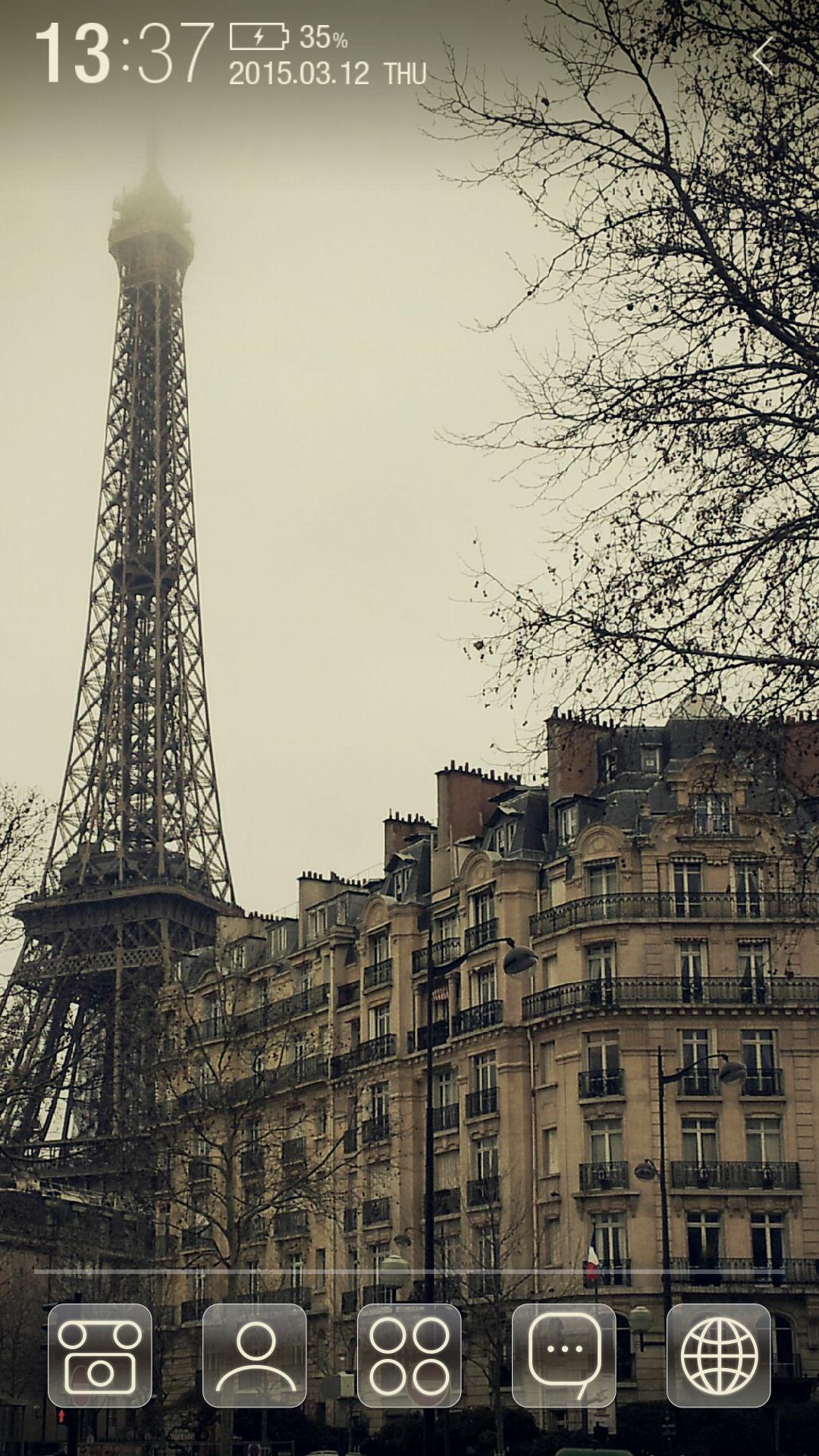 Gloomy city Atom Theme