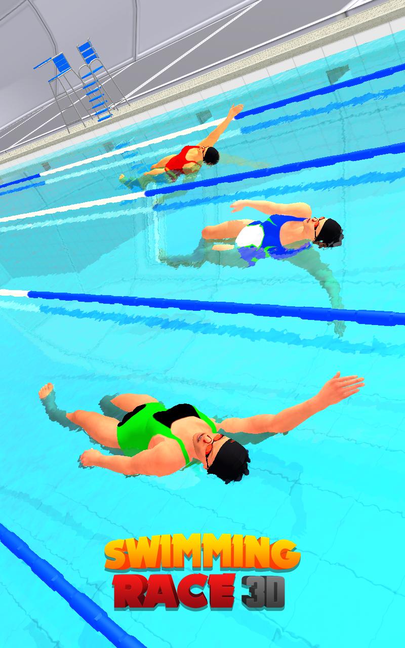 3D Swimming Pool Race