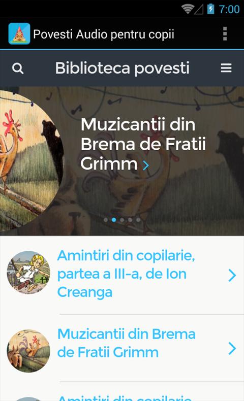 Povesti Audio pentru copii