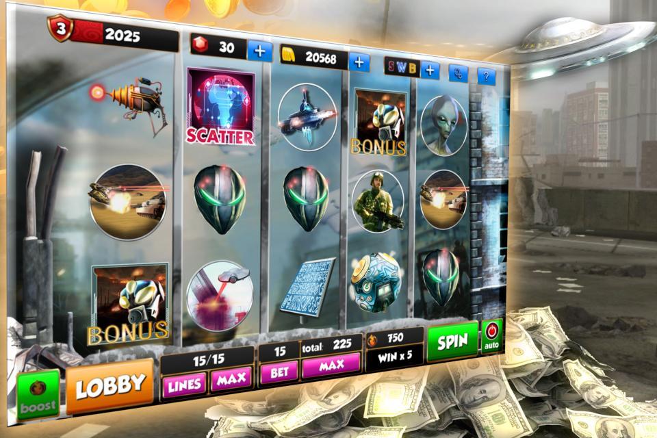 Aliens vs Earth Slots