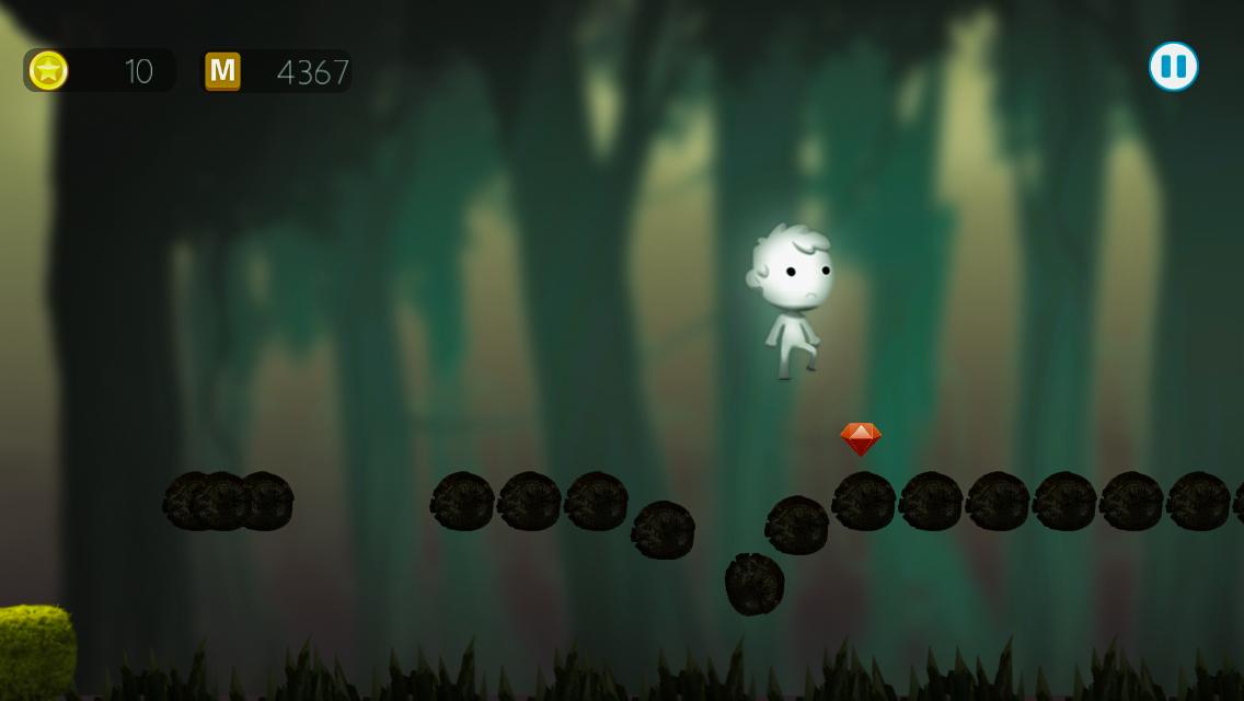 ANGEL BOY SCARY FOREST