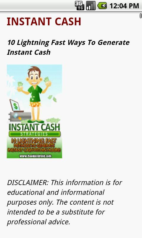 Instant Cash