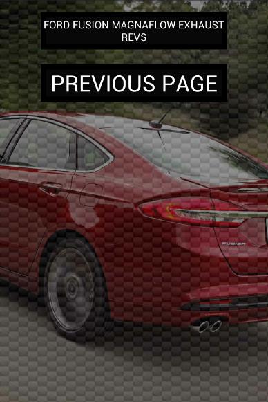 Engine sounds of Fusion