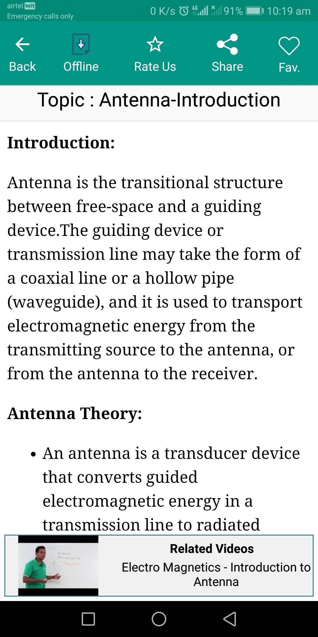 Antenna & Wave Propagation