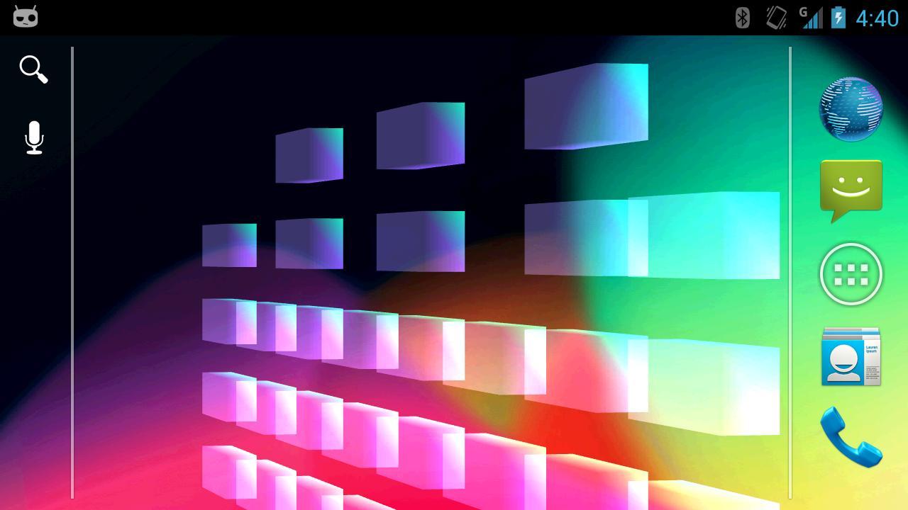3D Equalizer Live Wallpaper