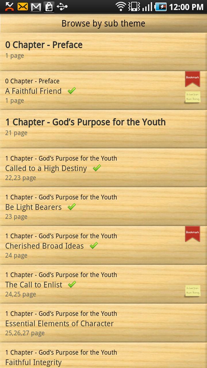 Messages To Young People