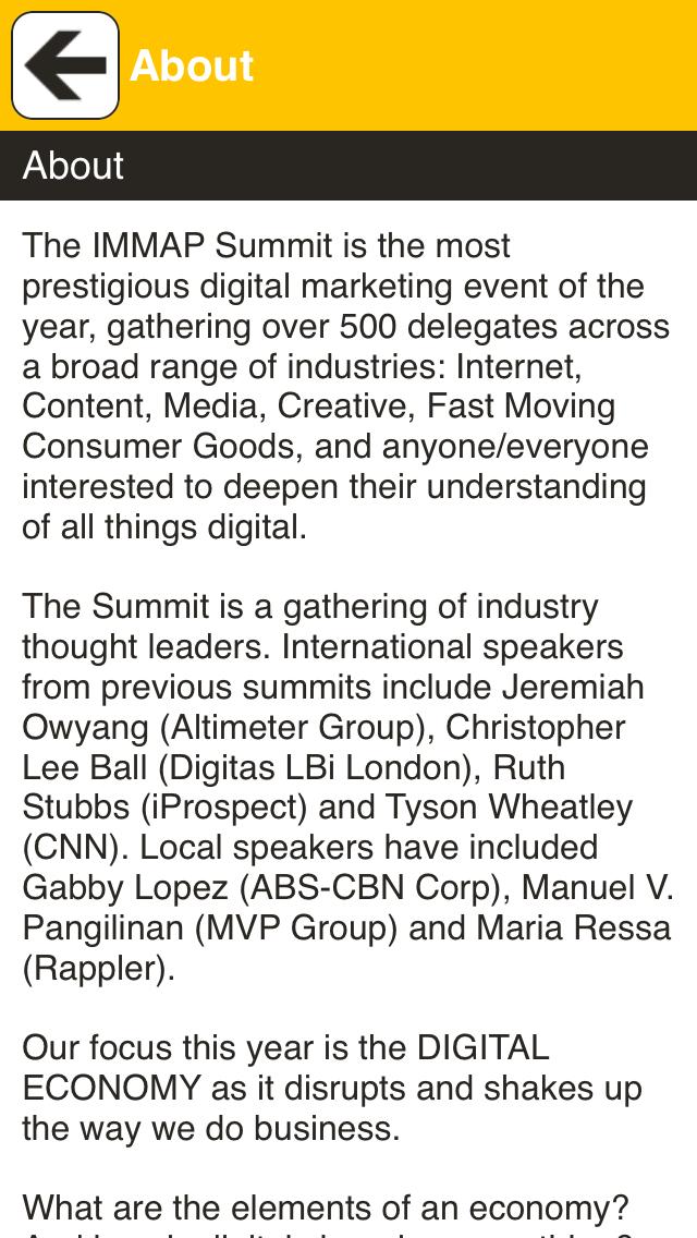 IMMAP Summit 2015