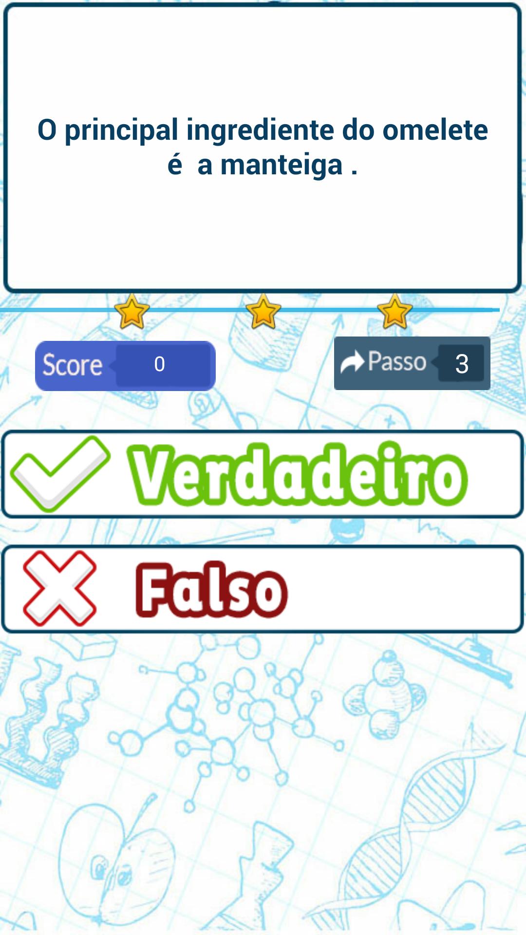 Verdade ou Mentira? Perguntas