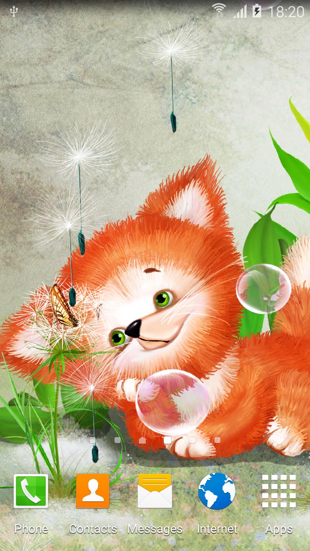 Foxy Cute Live Wallpaper