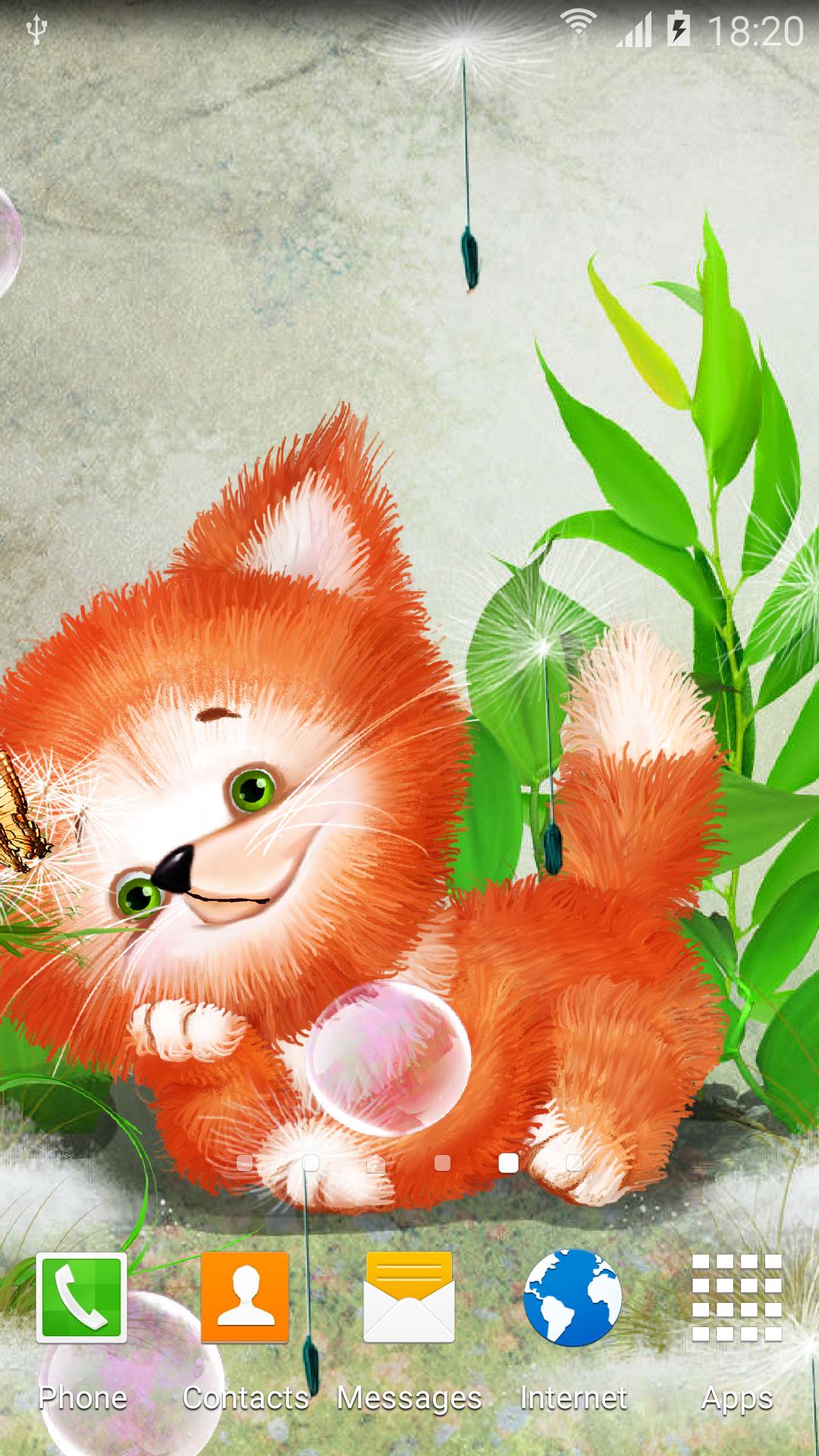 Foxy Cute Live Wallpaper