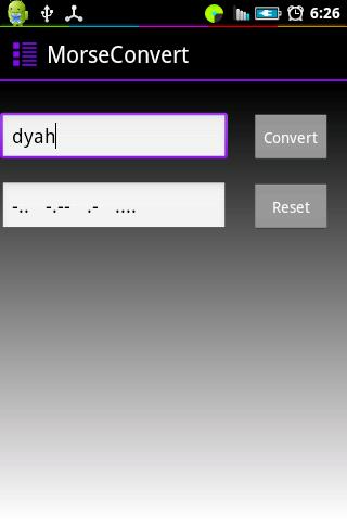 Letter/Words to Morse Code v.1