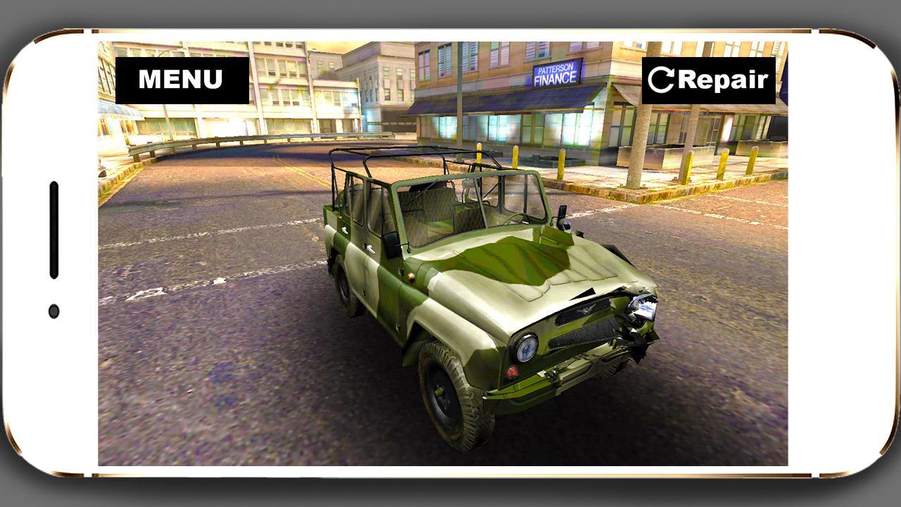 Simulator Crush UAZ Car