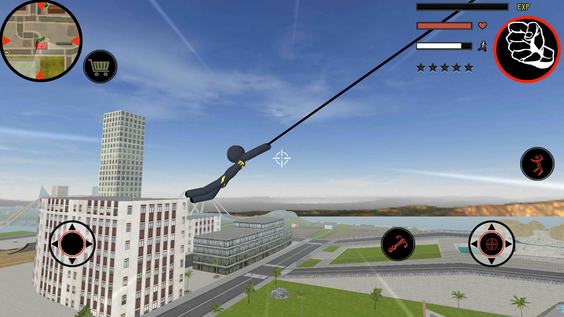 Multi Panther Stickman Rope Hero