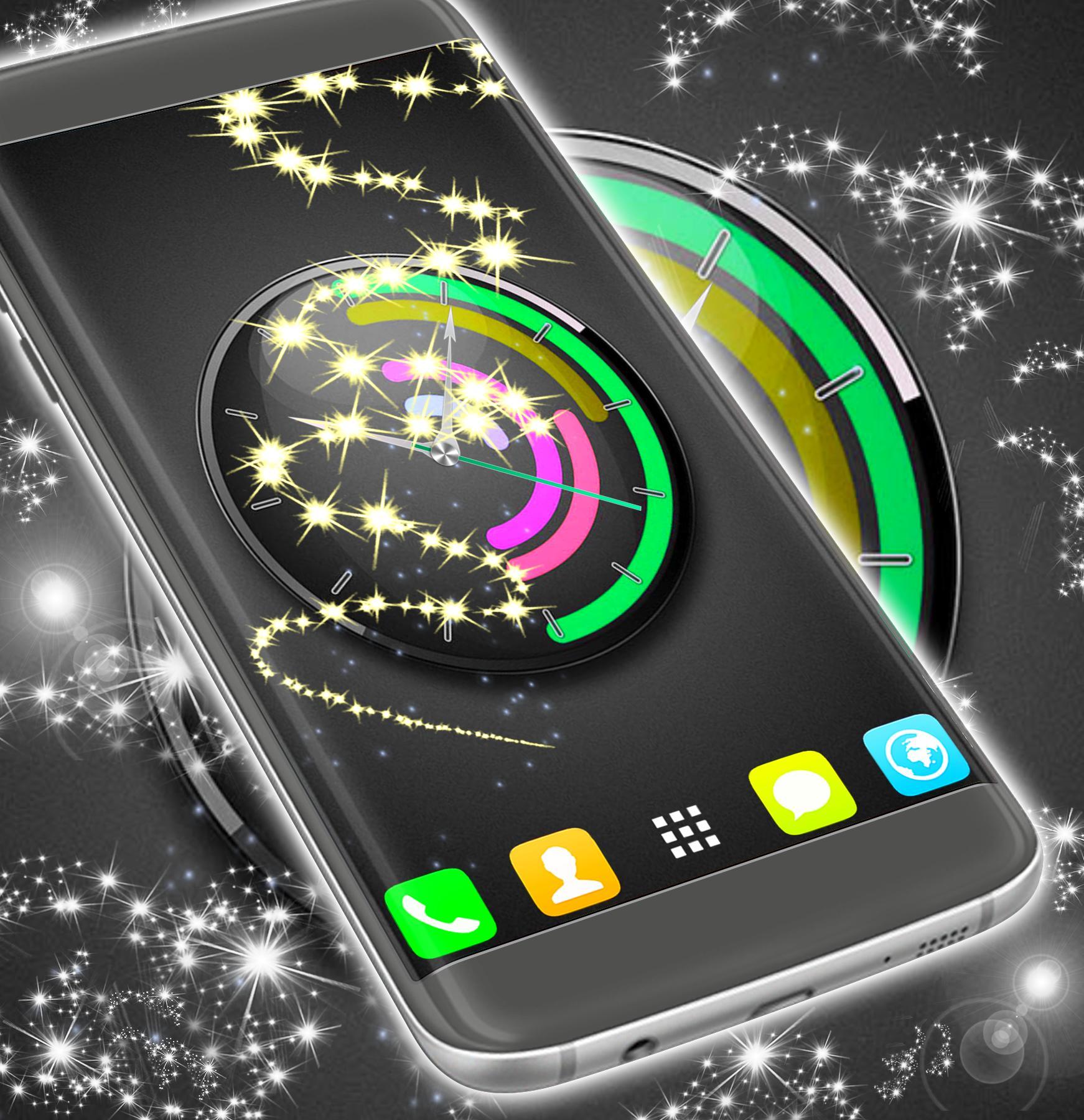 Polar Clock Live Wallpaper