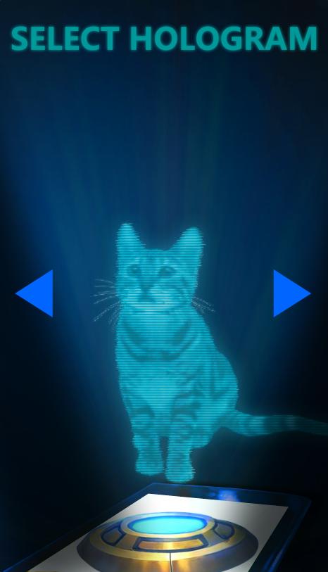 Cat 3D Hologram Simulator