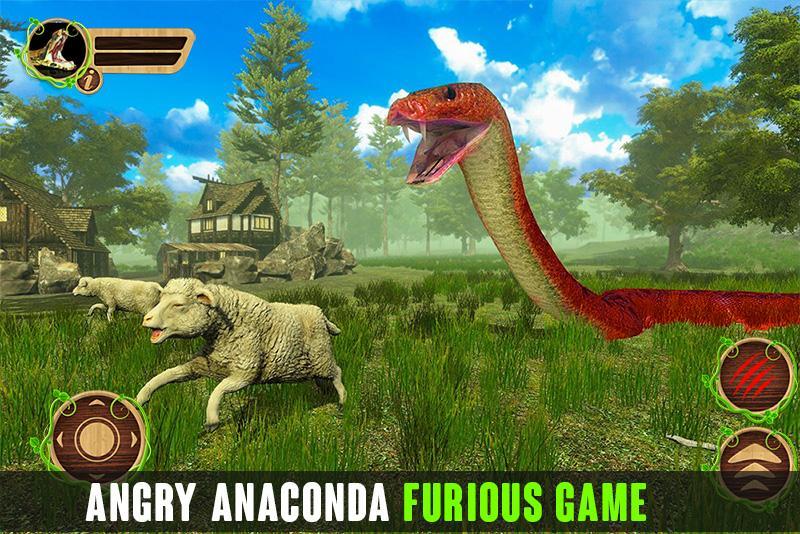 Anaconda Snake Attack Sim 3D