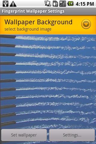 Fingerprint Live Wallpaper