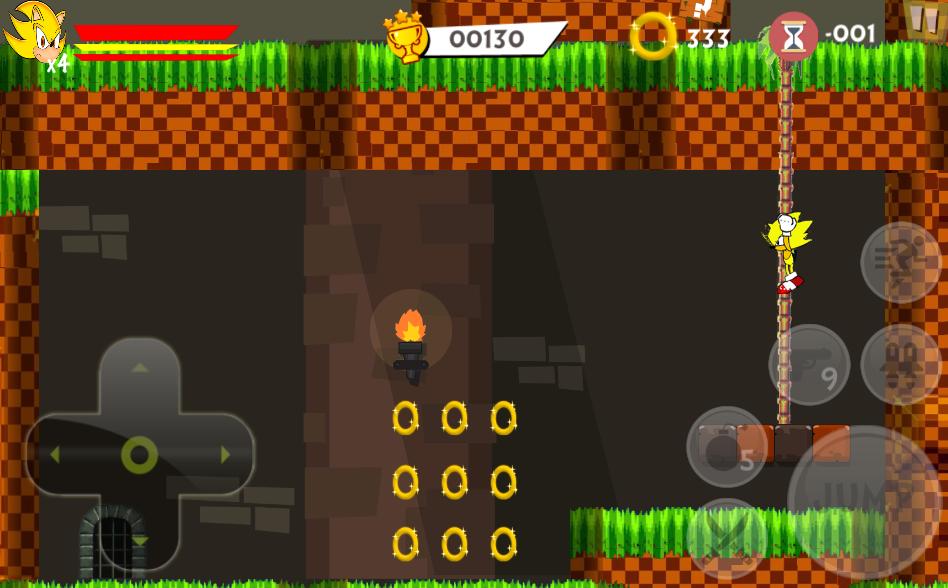 Super Sonic 3 & DarkNight Shadow Smash Platformer