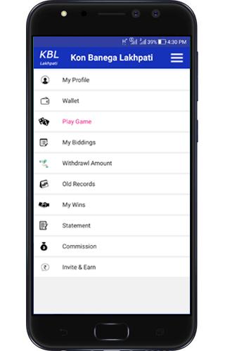 KBL - Kon Banega Lakhpati Demo App