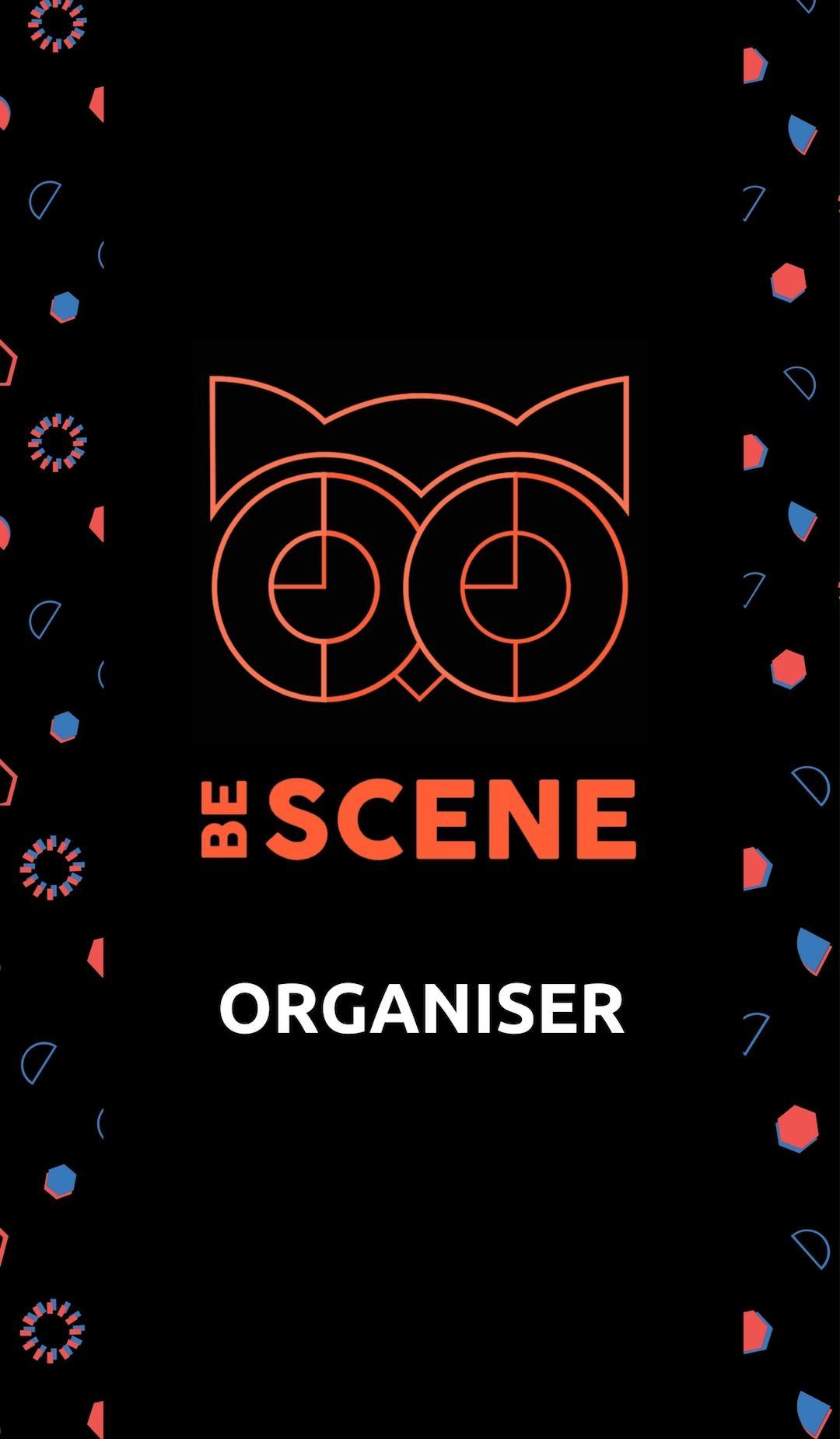BeScene Organiser + QR scanner