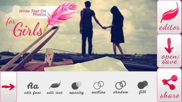 Write Text on Photos for Girls