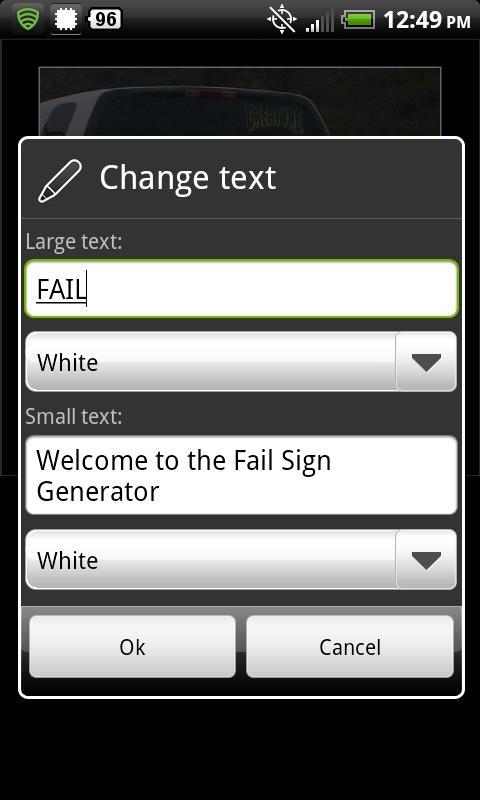 Demotivational Sign Creator