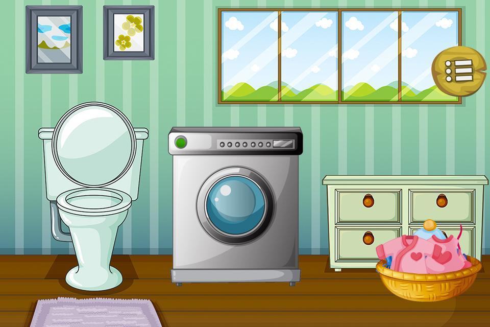 Cleanup baby bedroom games