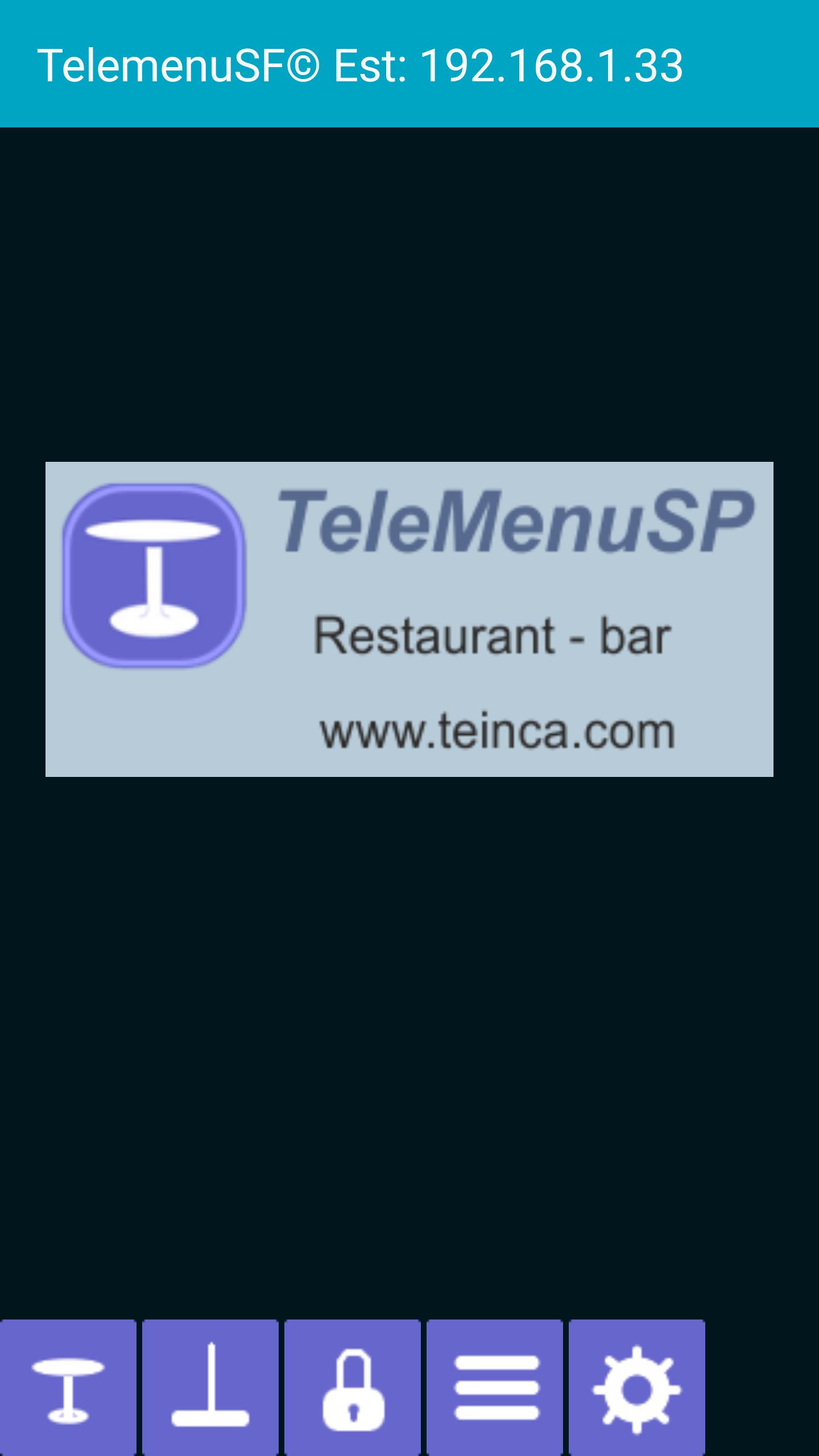 TeleMenuSP. Retaurant bar