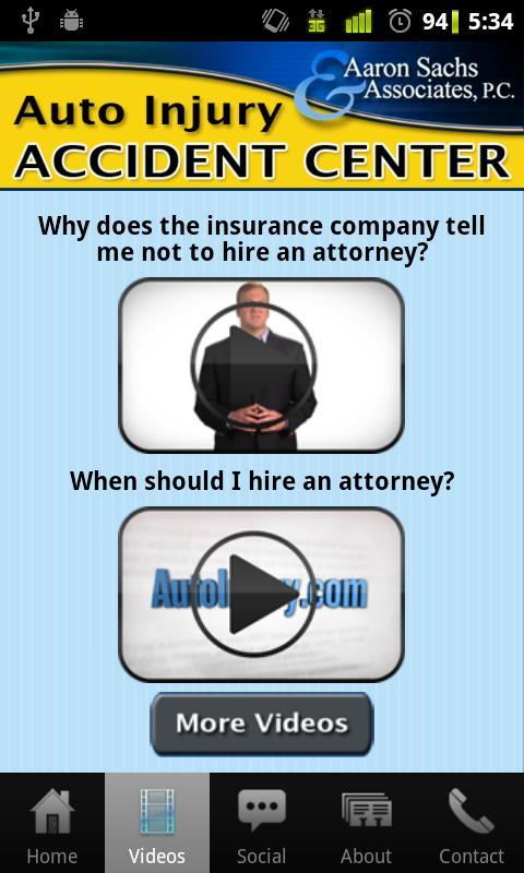 Auto Injury - Sachs Law Firm