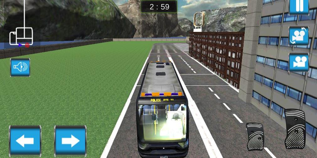 Police Bus City Prisoner Duty