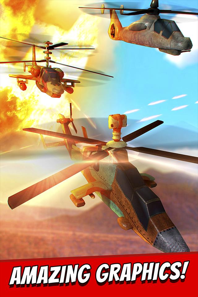 Helicopter Gunship Battle Game