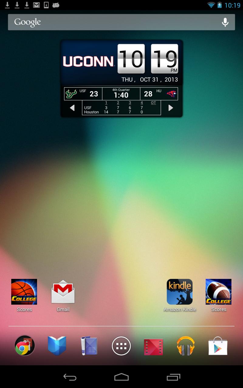 UCONN Huskies Live Clock