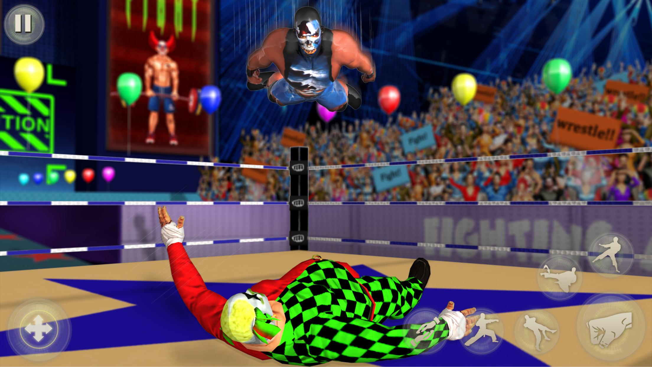 Clown Tag Team Wrestling Fight 2019