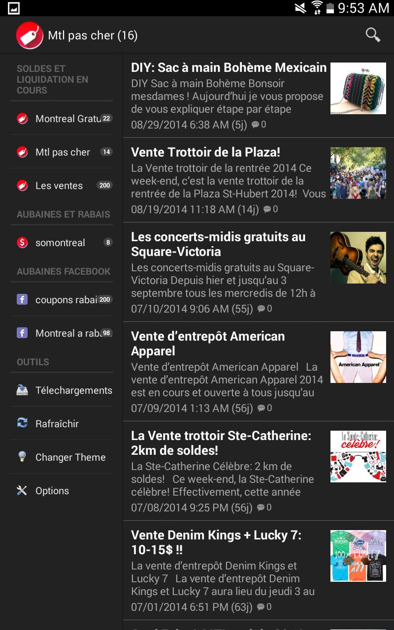 Montreal Aubaines et Rabais