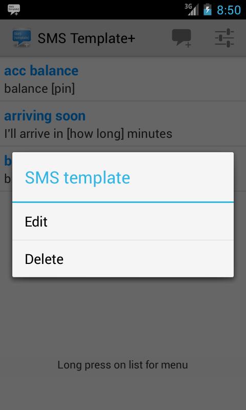 SMS Template Plus Free
