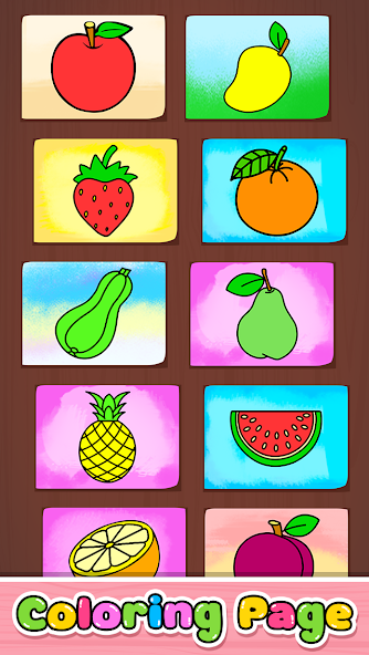 Coloring Fruits