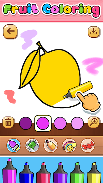 Coloring Fruits