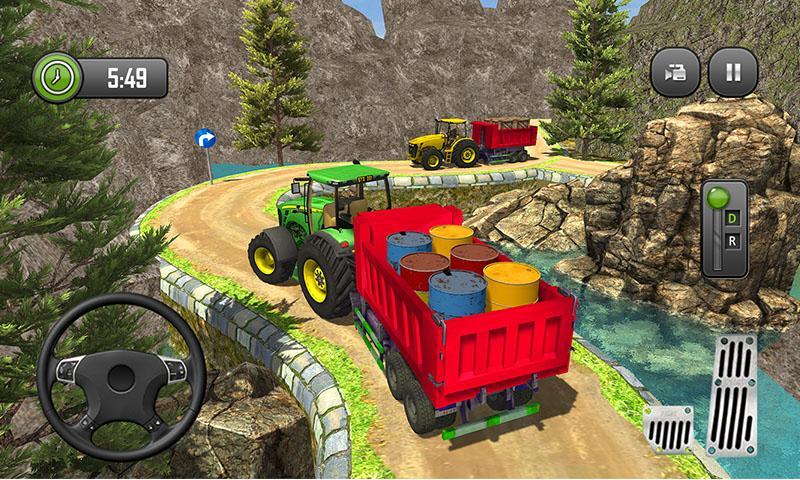 Big Tractor Farmig Sim 3D