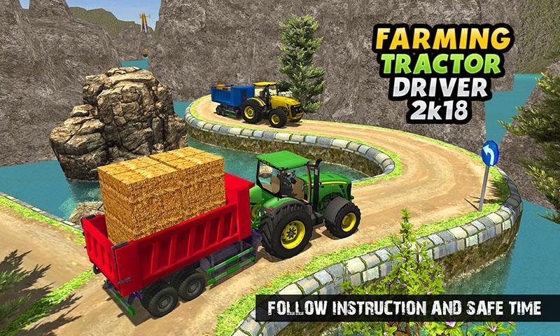 Big Tractor Farmig Sim 3D