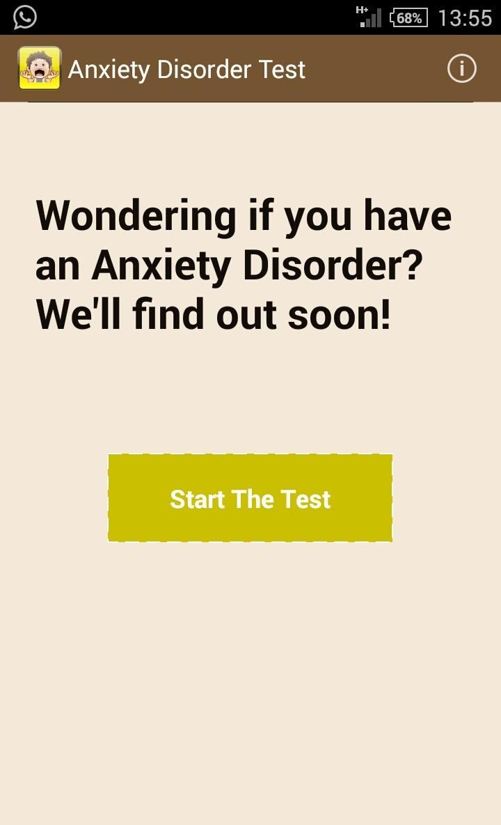 Anxiety Disorder Test