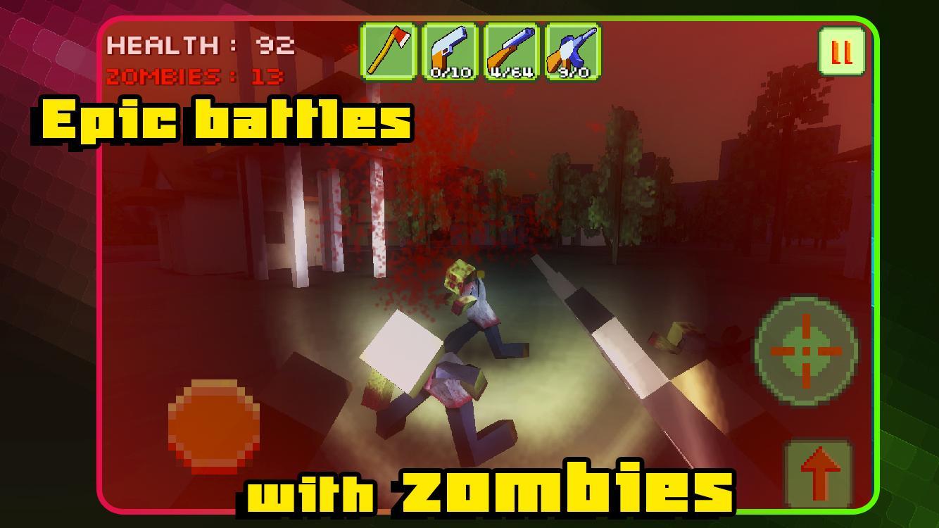 Pixel Zombie Apocalypse Day 3D