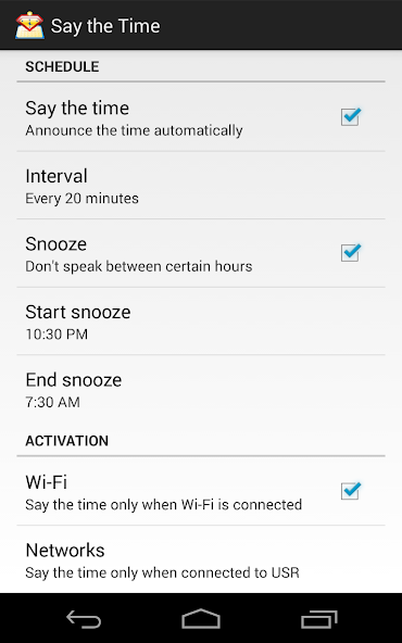Say the Time - Talking Clock