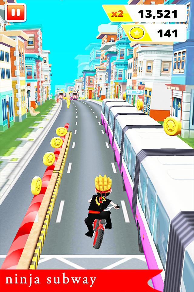Ninja Run Subway