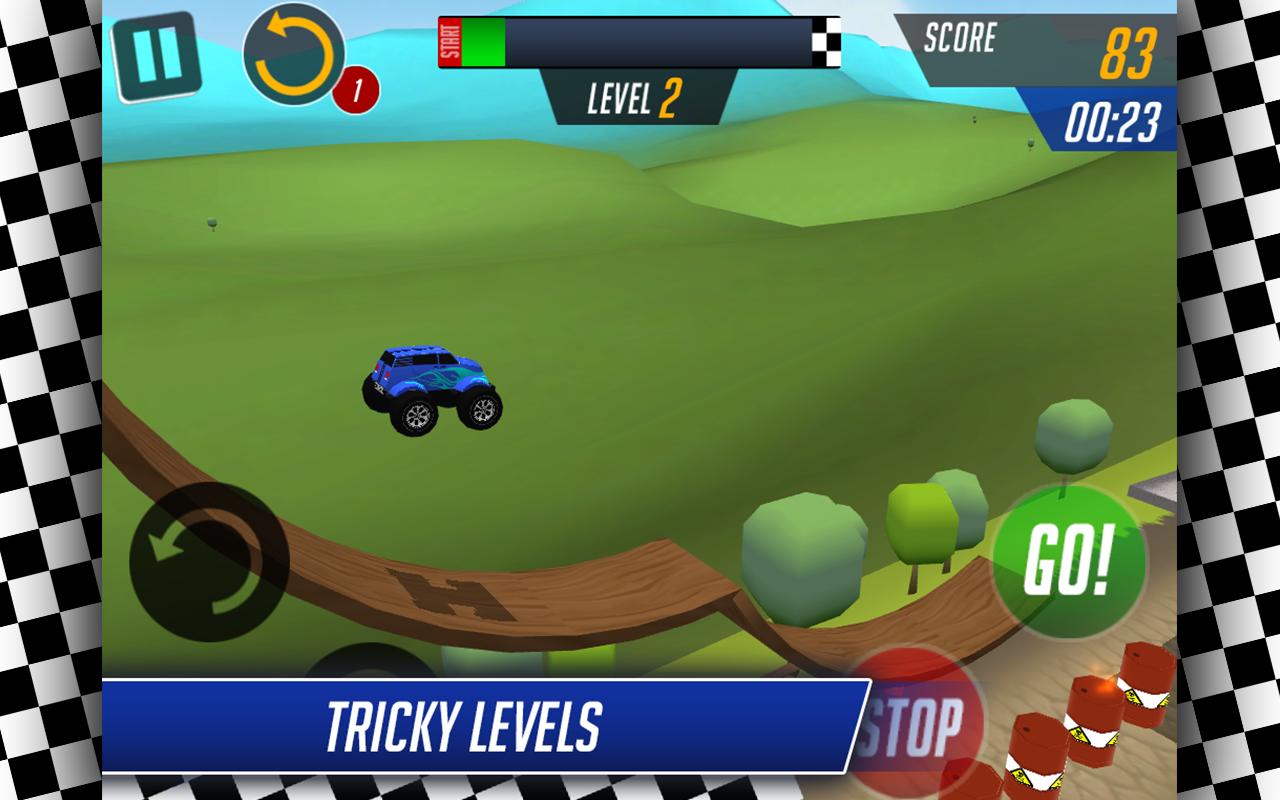 Monster Car Stunts Challenge