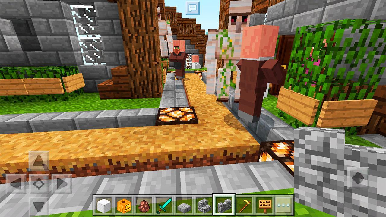 The Heat Village Town Map for MCPE