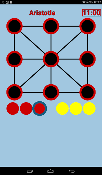 Three men's Morris (Three Game